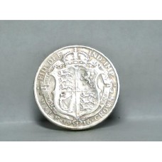 GREAT BRITAIN UK 1916 . HALF 1/2 CROWN . KING GEORGE V